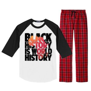 Black History Is World History Raglan Sleeve Pajama Set