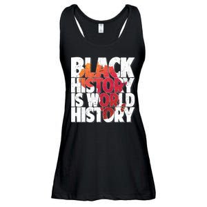 Black History Is World History Ladies Essential Flowy Tank