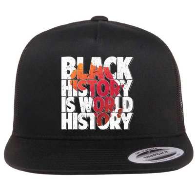 Black History Is World History Flatbill Hat