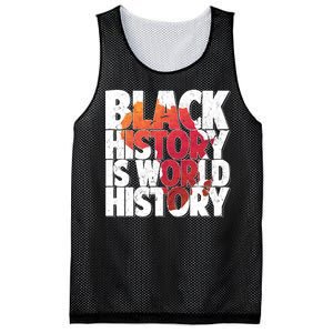 Black History Is World History Mesh Reversible Basketball Jersey Tank