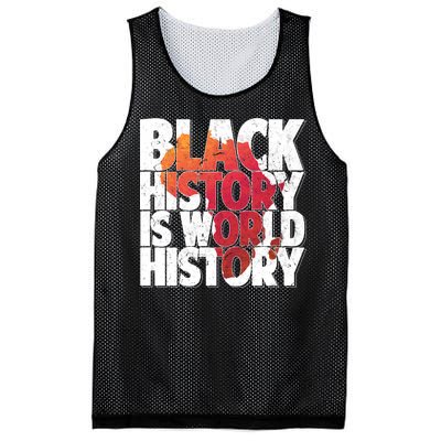 Black History Is World History Mesh Reversible Basketball Jersey Tank