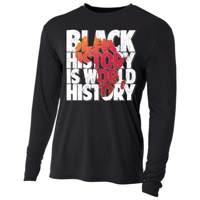 Black History Is World History Cooling Performance Long Sleeve Crew