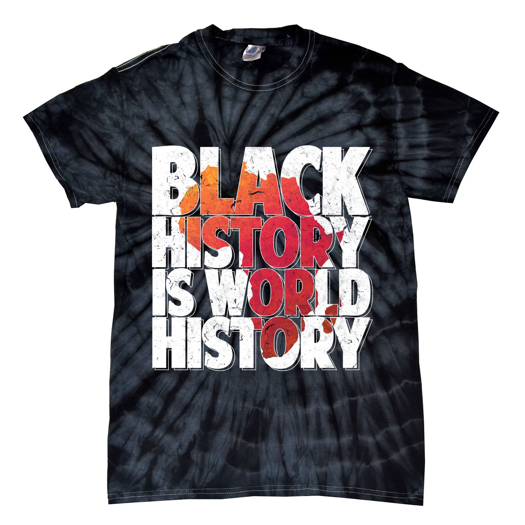 Black History Is World History Tie-Dye T-Shirt