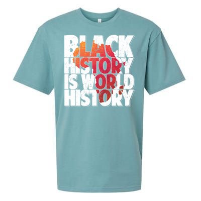 Black History Is World History Sueded Cloud Jersey T-Shirt