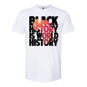 Black History Is World History Softstyle CVC T-Shirt