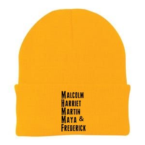 Black History Malcolm Harriet Martin Maya & Frederick  Knit Cap Winter Beanie