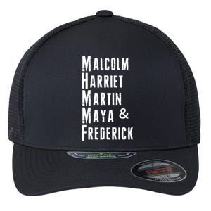 Black History Malcolm Harriet Martin Maya & Frederick  Flexfit Unipanel Trucker Cap