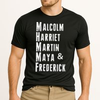 Black History Malcolm Harriet Martin Maya & Frederick  Cooling Performance Crew T-Shirt