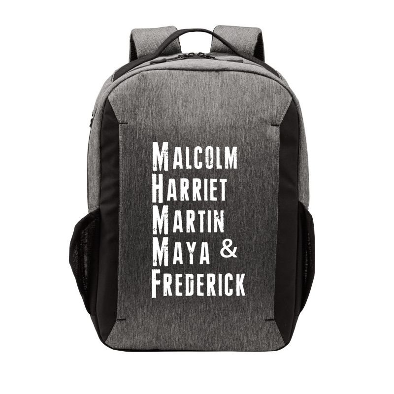 Black History Malcolm Harriet Martin Maya & Frederick  Vector Backpack