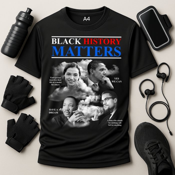 Black History Matters Cooling Performance Crew T-Shirt