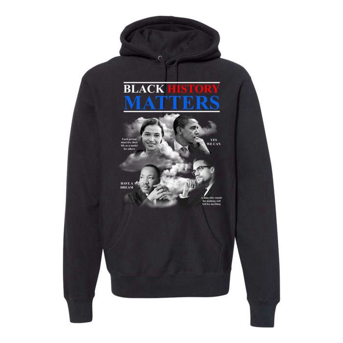 Black History Matters Premium Hoodie