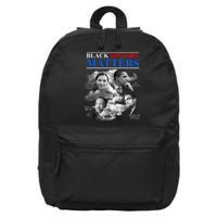 Black History Matters 16 in Basic Backpack