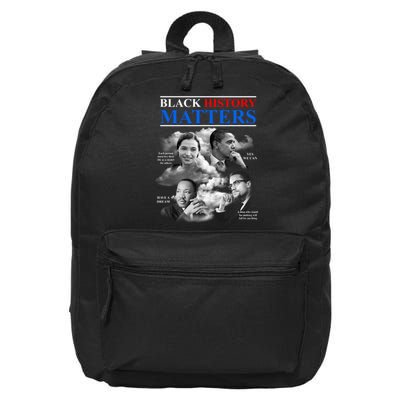 Black History Matters 16 in Basic Backpack