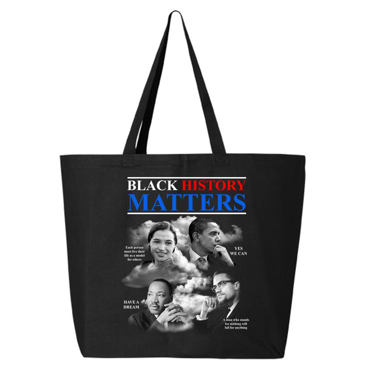 Black History Matters 25L Jumbo Tote