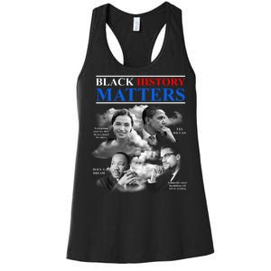 Black History Matters Women's Racerback Tank