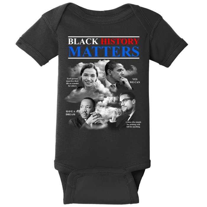 Black History Matters Baby Bodysuit