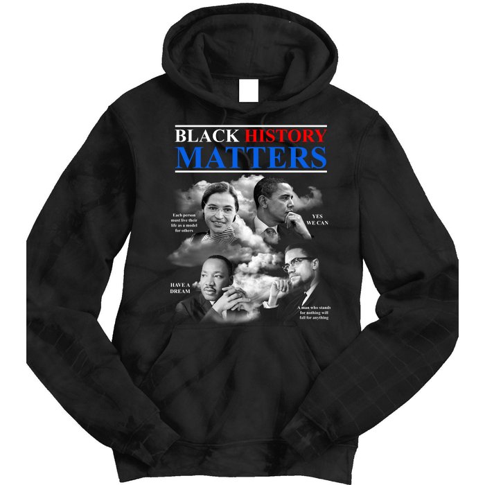 Black History Matters Tie Dye Hoodie