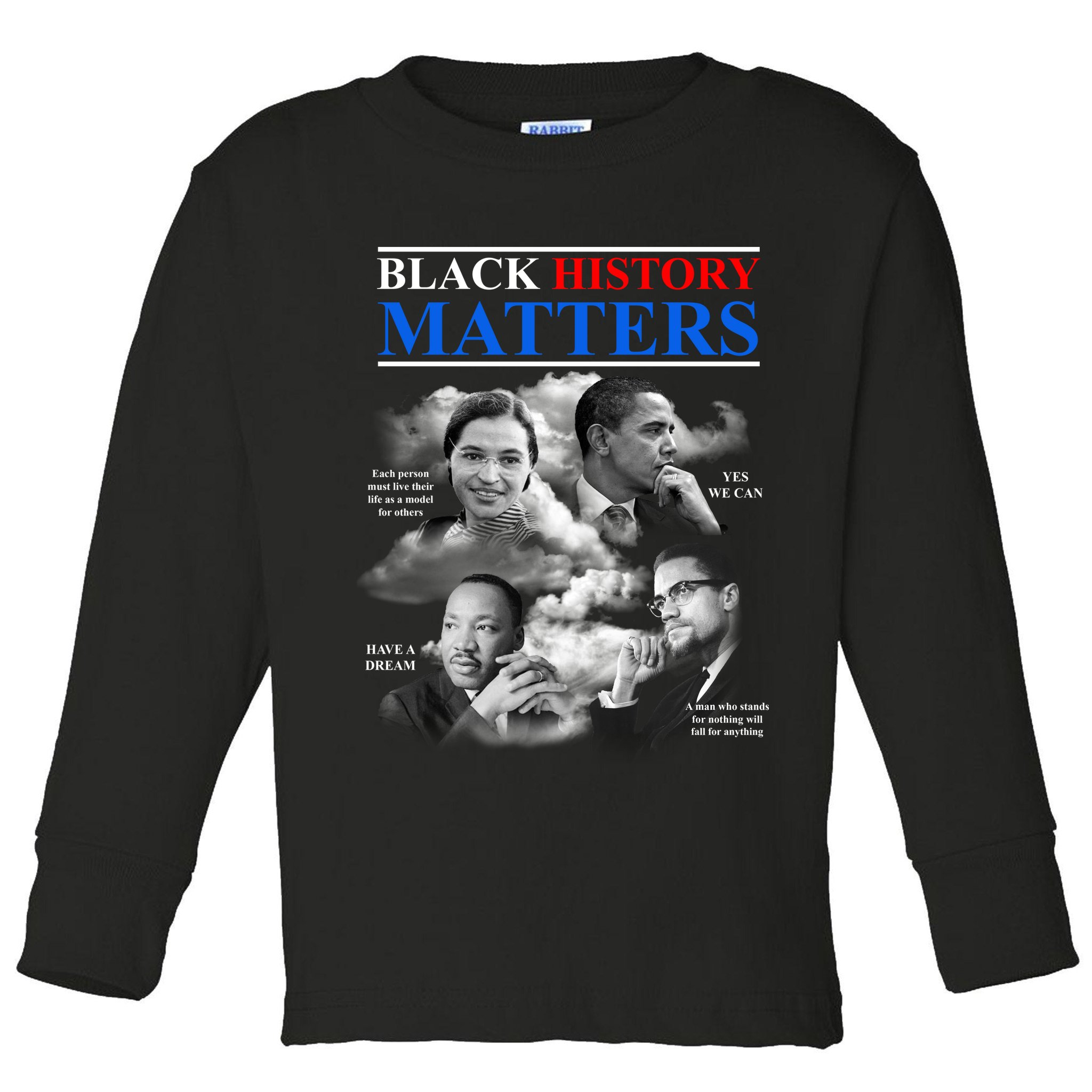 Black History Matters Toddler Long Sleeve Shirt
