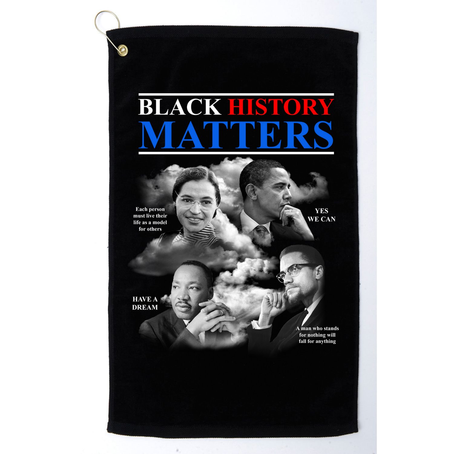 Black History Matters Golf Towel