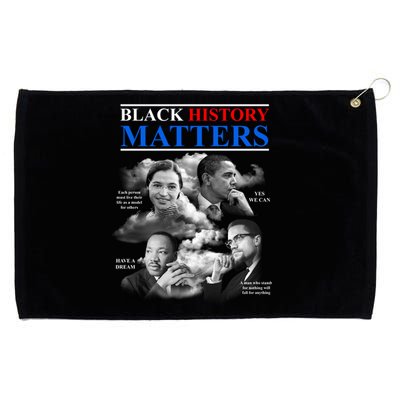 Black History Matters Grommeted Golf Towel