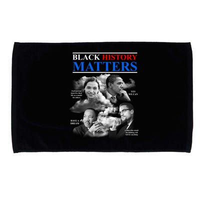 Black History Matters Microfiber Hand Towel