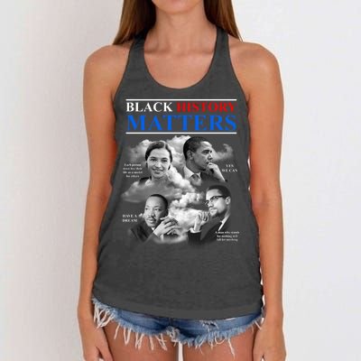 Black History Matters Women's Knotted Racerback Tank