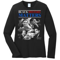 Black History Matters Ladies Long Sleeve Shirt