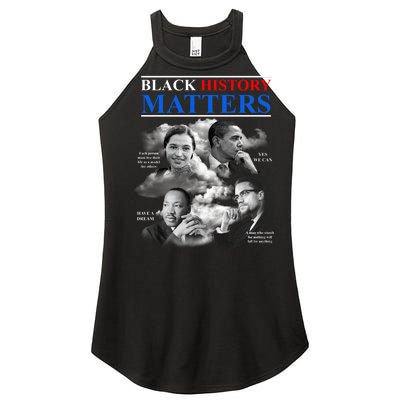 Black History Matters Women’s Perfect Tri Rocker Tank