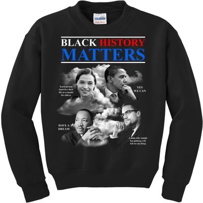 Black History Matters Kids Sweatshirt