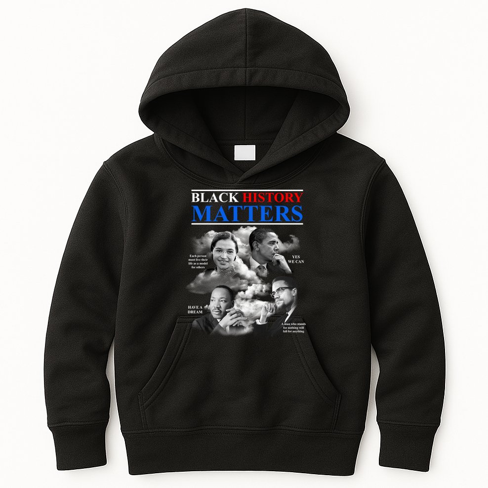 Black History Matters Kids Hoodie