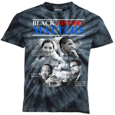 Black History Matters Kids Tie-Dye T-Shirt