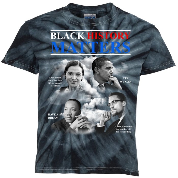 Black History Matters Kids Tie-Dye T-Shirt