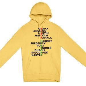 Black History Month 2021 Black History Makers Premium Pullover Hoodie