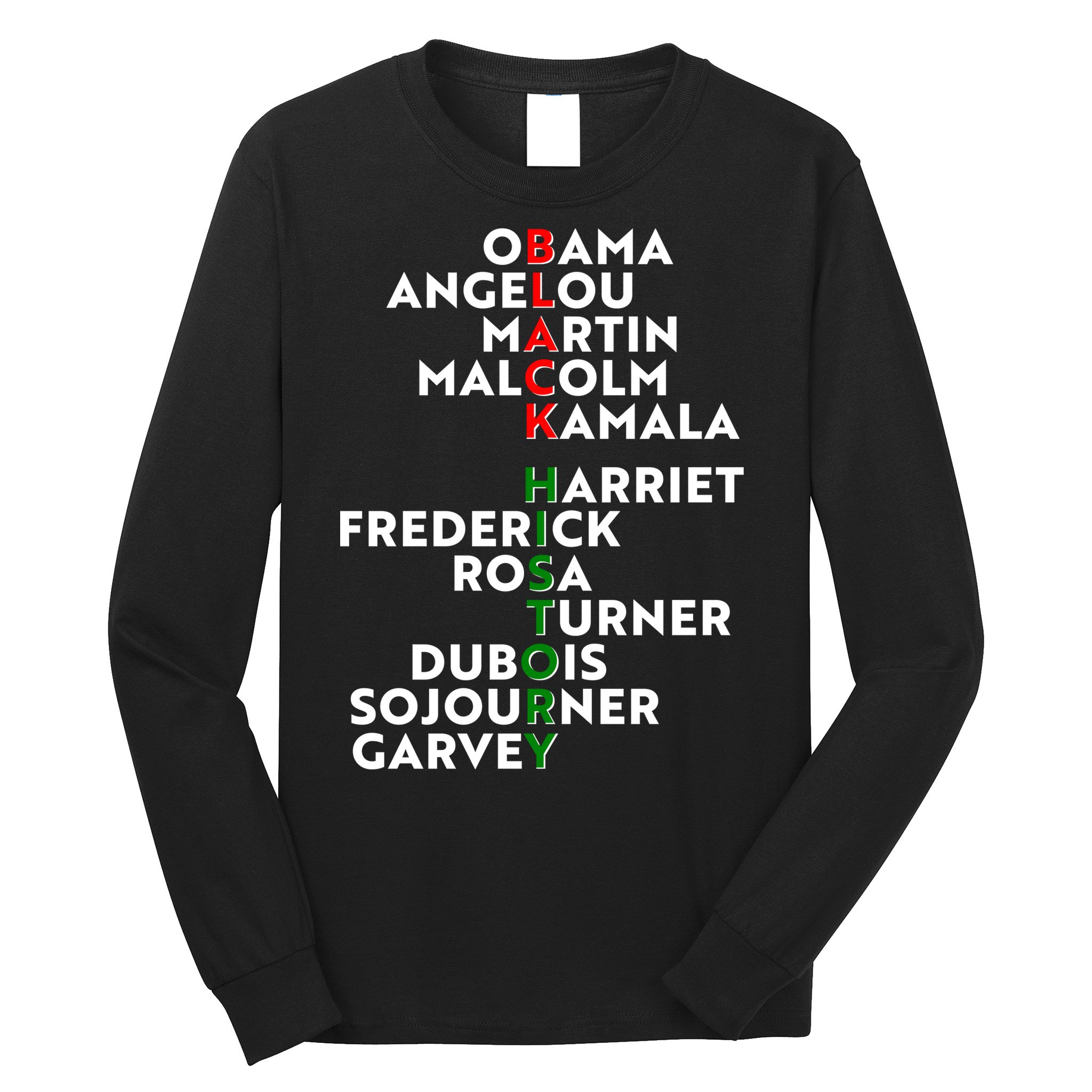 Black History Month 2021 Black History Makers Long Sleeve Shirt