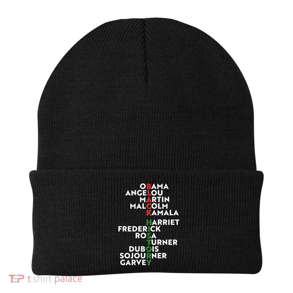 Black History Month 2021 Black History Makers Knit Cap Winter Beanie