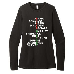 Black History Month 2021 Black History Makers Womens CVC Long Sleeve Shirt