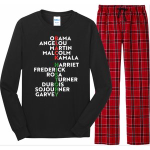 Black History Month 2021 Black History Makers Long Sleeve Pajama Set