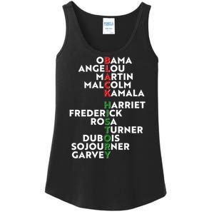 Black History Month 2021 Black History Makers Ladies Essential Tank