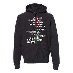 Black History Month 2021 Black History Makers Premium Hoodie