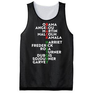 Black History Month 2021 Black History Makers Mesh Reversible Basketball Jersey Tank