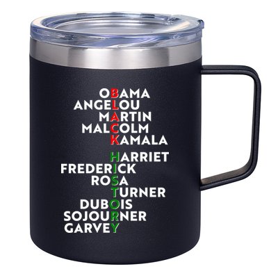 Black History Month 2021 Black History Makers 12oz Stainless Steel Coffee Mug