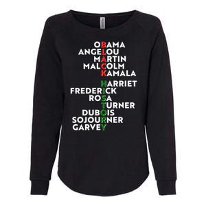 Black History Month 2021 Black History Makers Womens California Wash Sweatshirt