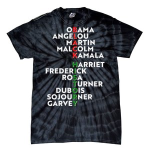 Black History Month 2021 Black History Makers Tie-Dye T-Shirt