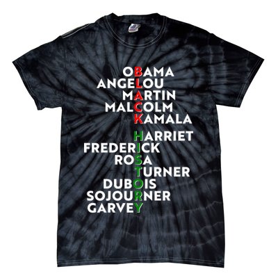 Black History Month 2021 Black History Makers Tie-Dye T-Shirt