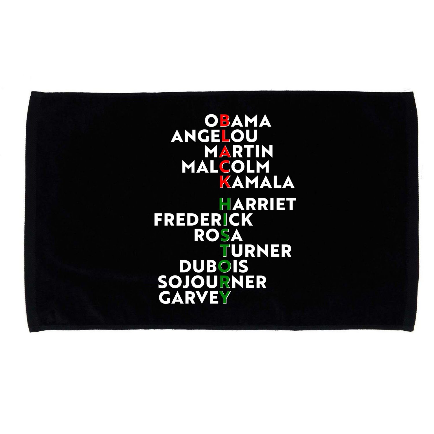 Black History Month 2021 Black History Makers Microfiber Hand Towel