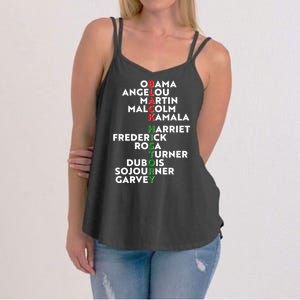 Black History Month 2021 Black History Makers Women's Strappy Tank