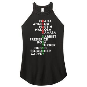 Black History Month 2021 Black History Makers Women's Perfect Tri Rocker Tank