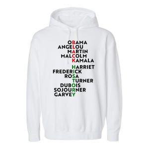 Black History Month 2021 Black History Makers Garment-Dyed Fleece Hoodie