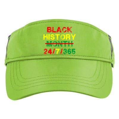 Black History Month 24/7/365 African Melanin Adult Drive Performance Visor