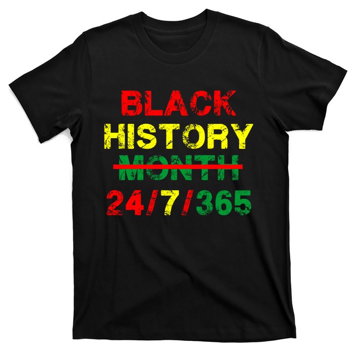 Black History Month 24/7/365 African Melanin T-Shirt